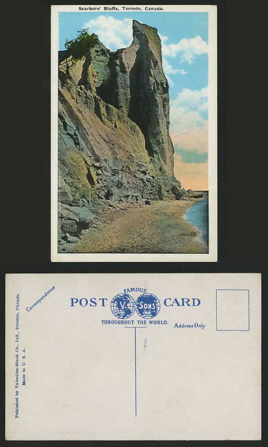Canada Old Colour Postcard - TORONTO Scarboro' Bluffs