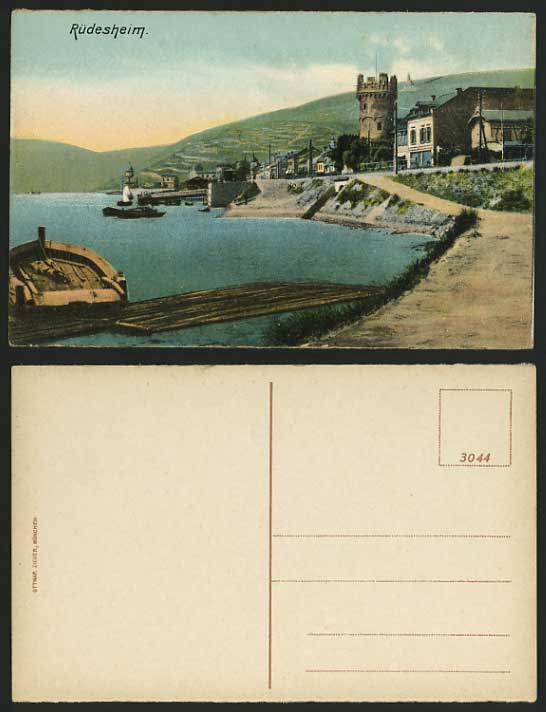 Germany Old Colour Postcard RUEDESHEIM Rudesheim Tower