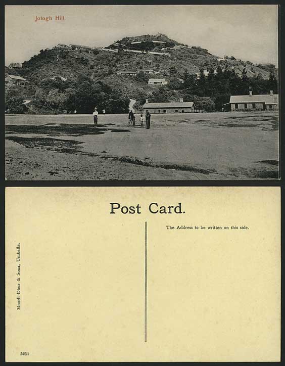 India British Old Postcard Jutogh Jotogh Hill Panorama