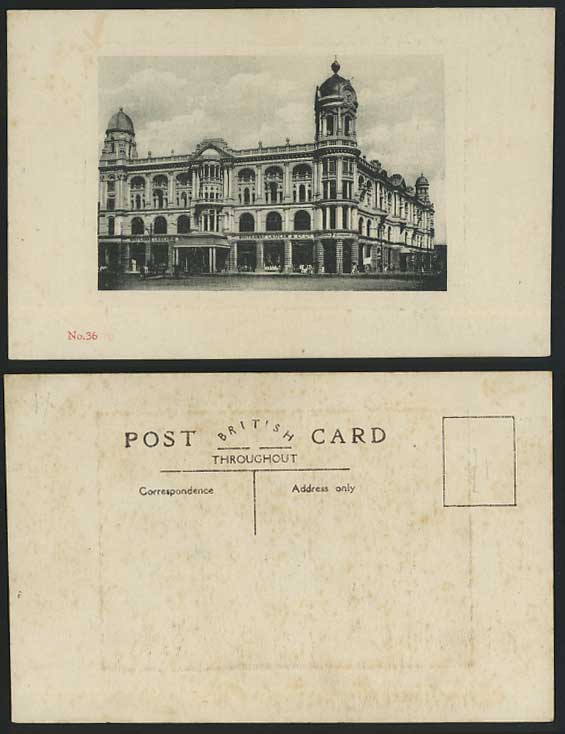 India Old Postcard Calcutta Whiteaway Laidlaw & Co. Ltd
