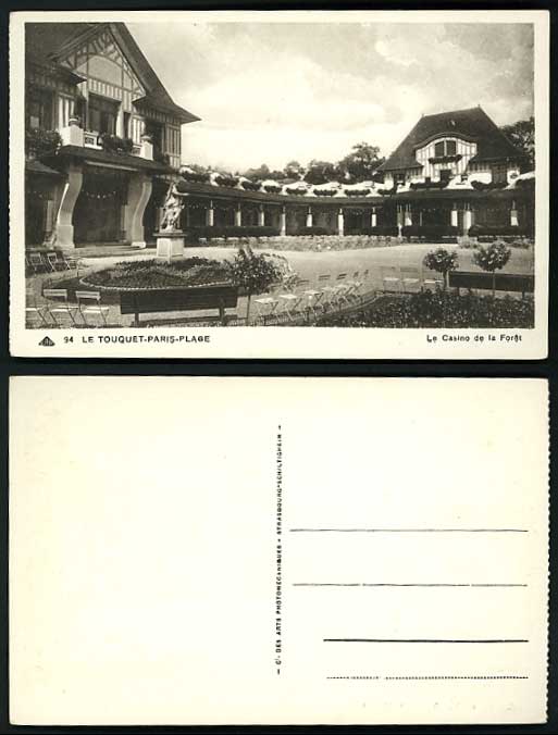 PARIS Old Postcard Touquet-Paris-Plage Casino de Foret