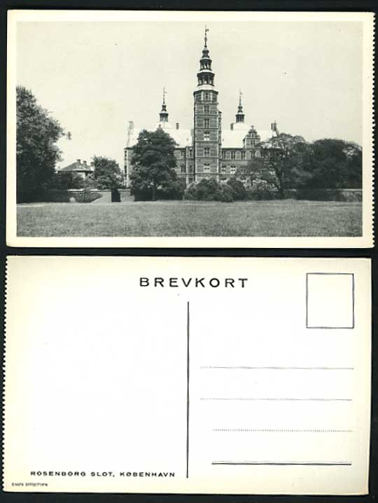 Denmark Old Postcard COPENHAGEN Rosenborg Slot
