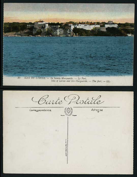France Old LL Postcard ISLES OF LERINS & STE MARGUERITE
