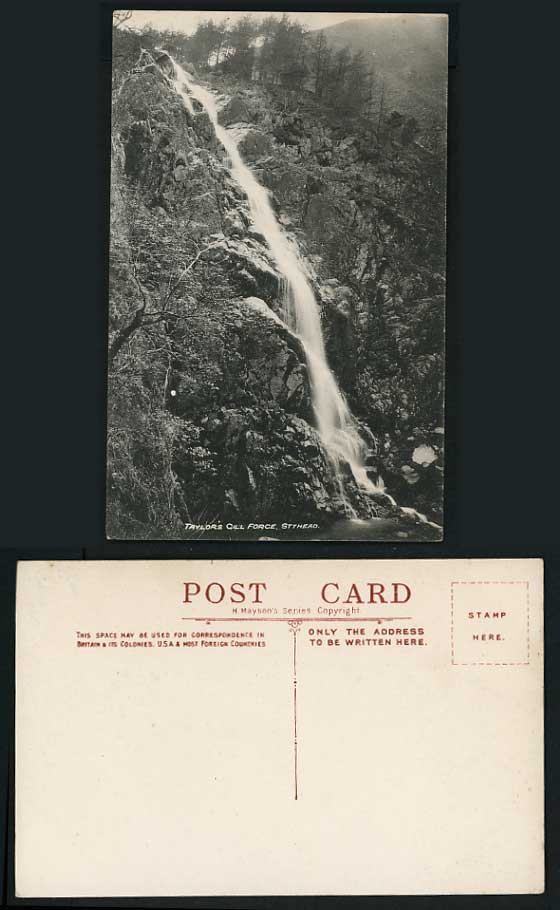 Cumberland Postcard WATERFALL Taylor Gill Force STYHEAD