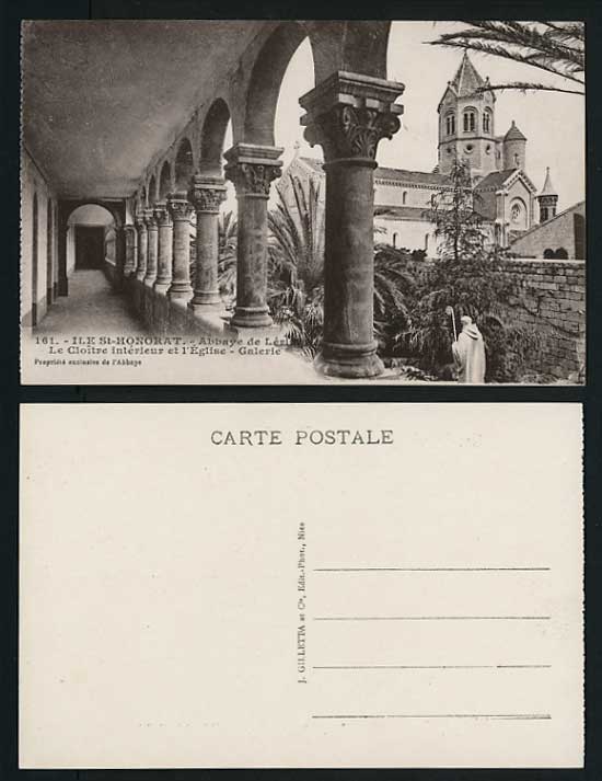 France Old Postcard ISLES OF LERINS Monastery Saint-Honorat