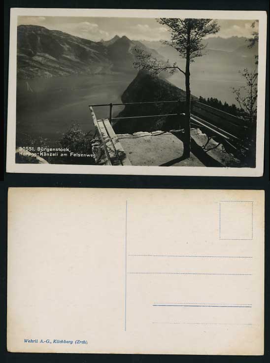 Switzerland Old Postcard - BUERGENSTOCK Honegg-Kaenzeli