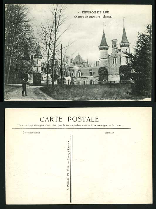 France Old Postcard Castle - Chateau de REGNIERE-ECLUSE