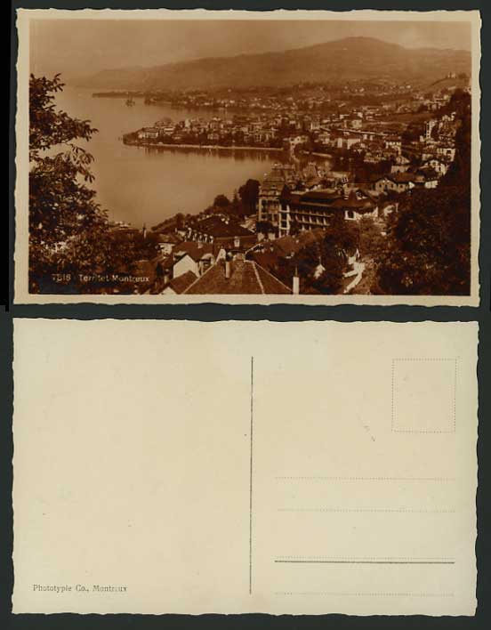 Switzerland Old Photo Postcard 7818 - Territet MONTREUX