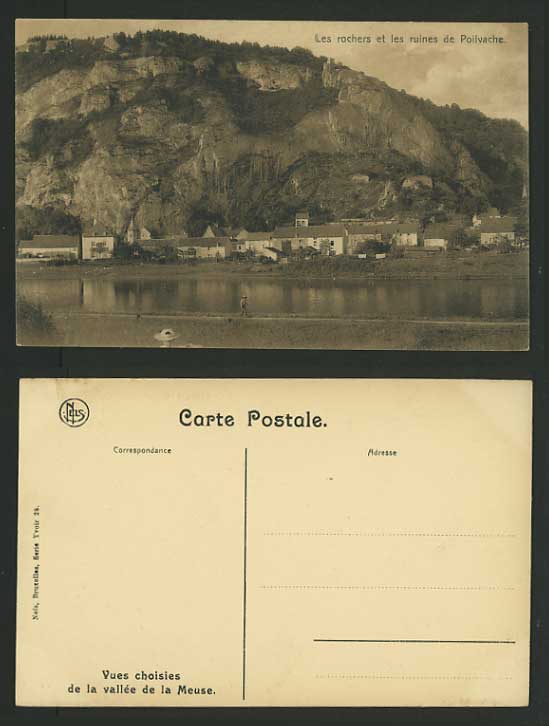 Belgium Old NELS Postcard - ROCKS & RUINS OF POILVACHE