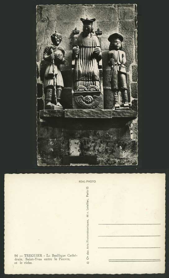 France Old Postcard - TREGUIER La Basilique Cathedrale