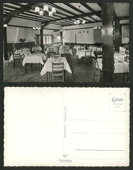Germany Old R.P. Postcard HOTEL, Winterberg Dewdrop Inn