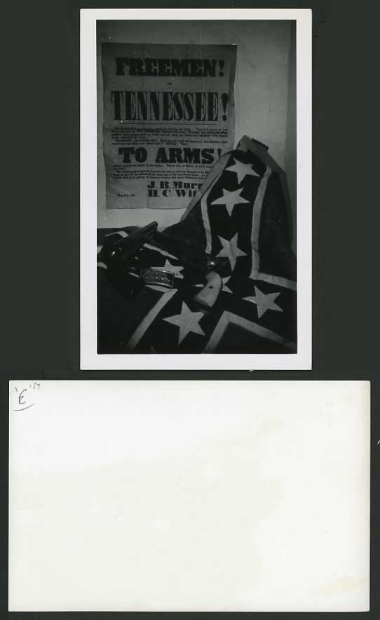 USA Real Photo Card FREEMEN OF TENNESSEE TO ARMS Pistol