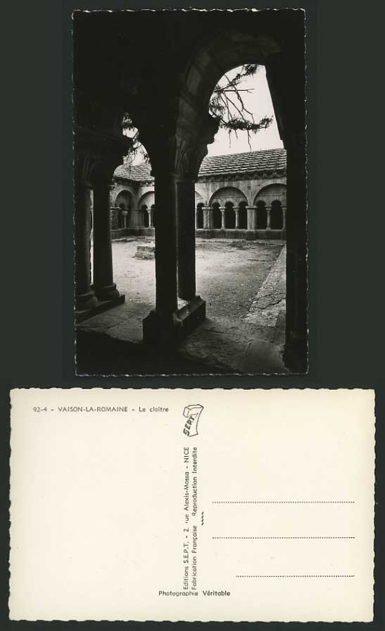 France Old RP Postcard - VAISON-LA-ROMAINE The Cloister
