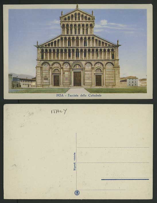 Italy Postcard PISA CATHEDRAL Facciata della Cattedrale