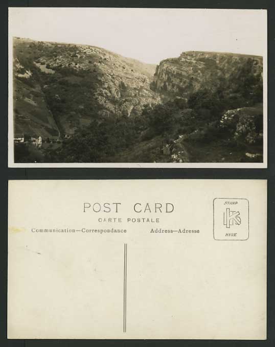 England Old Real Photograph Postcard - MOUNTAINS