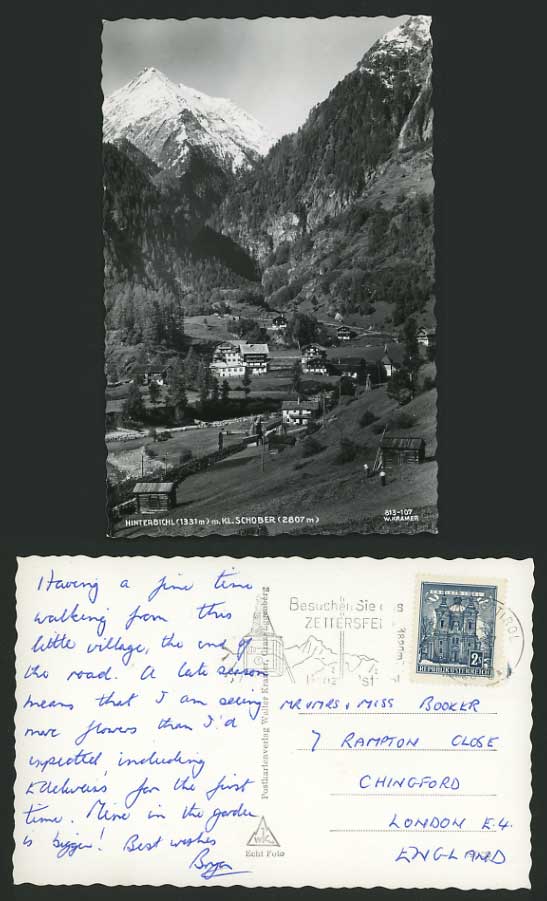 Austria Old Postcard HINTERBICHL Kl. Schober Mountains