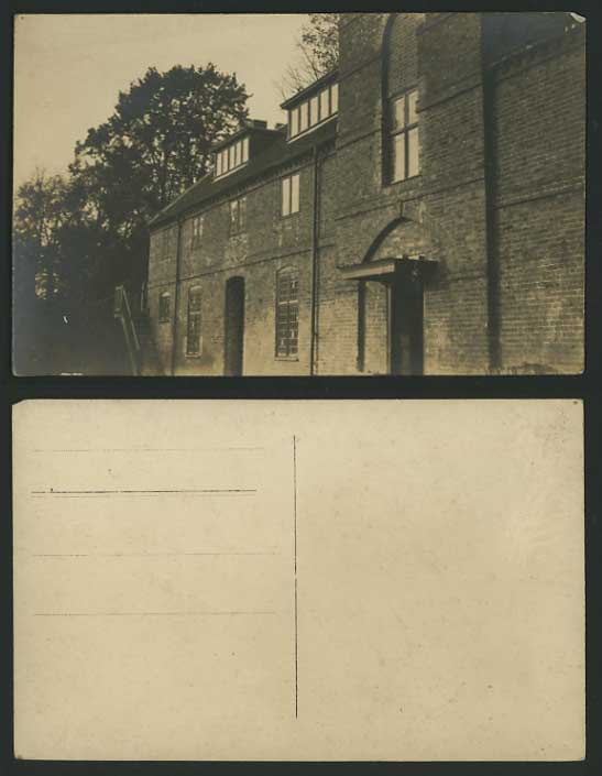 France Old Real Photo Postcard - Old House or Factory