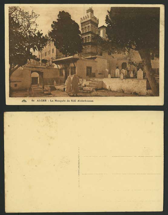 Algeria Postcard ALGIERS La Mosquee de Sidi Abderhaman