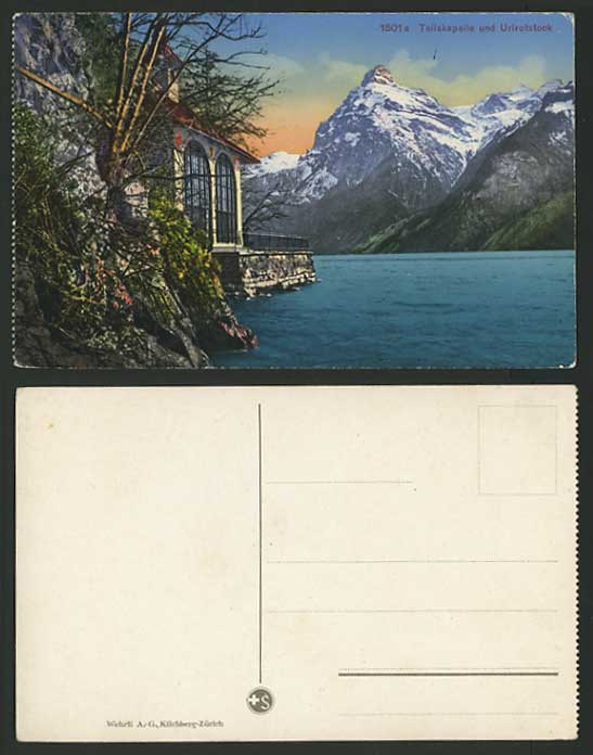 Switzerland Old Color Postcard URIROTSTOCK Tellskapelle