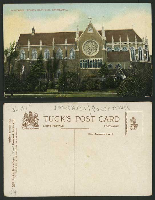 Hampshire Old TUCK PC SOUTHSEA Roman Catholic Cathedral