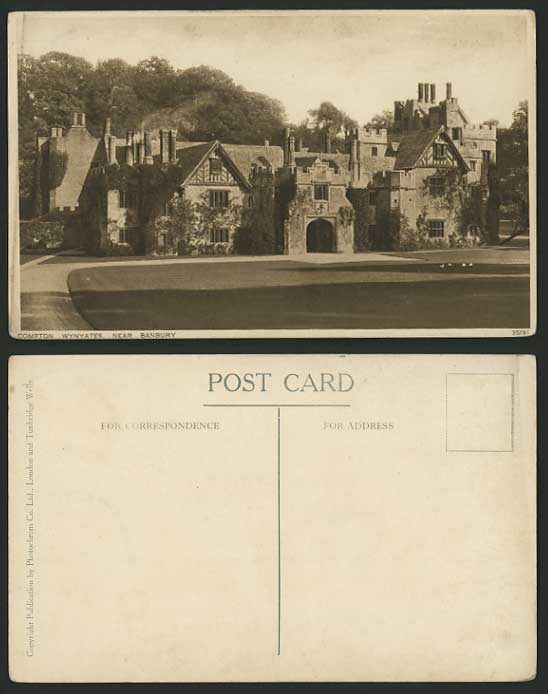 Oxfordshire Old Postcard Compton Wynyates near BANBURY