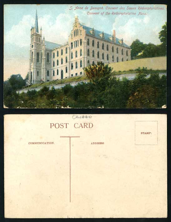 Canada Old Colour Postcard CONVENT Redemptoristine Nuns