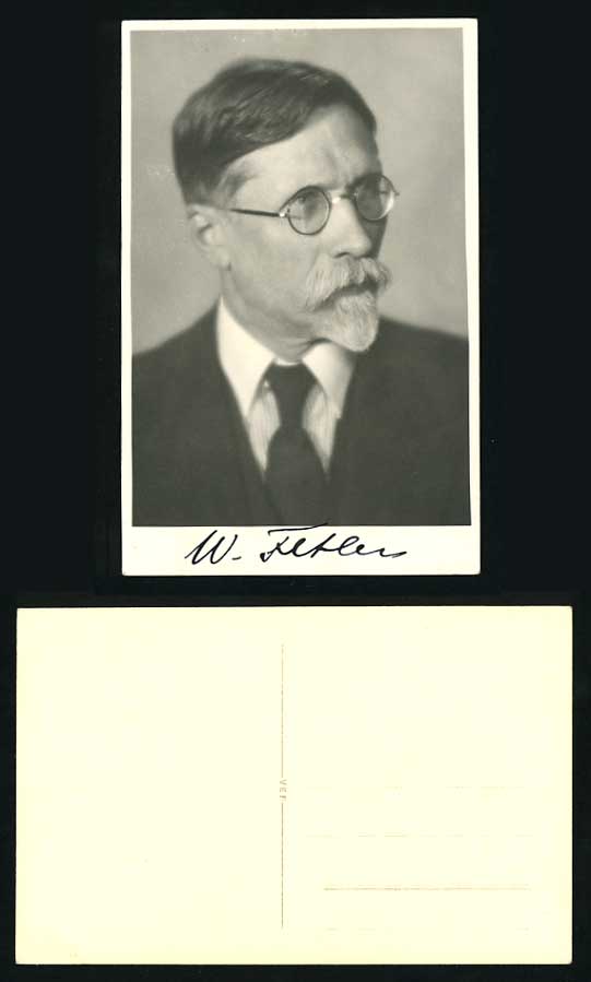 Actor - W. FILTERS Signed Old B/W Real Photo Postcard
