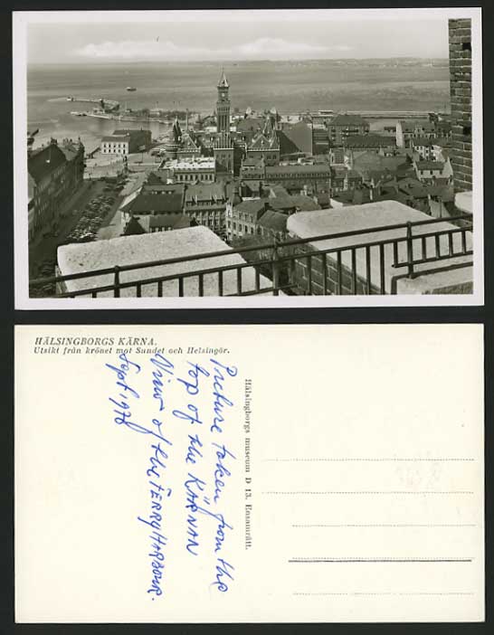Sweden Old R.P. Postcard HELSINGBORG KARNA General View