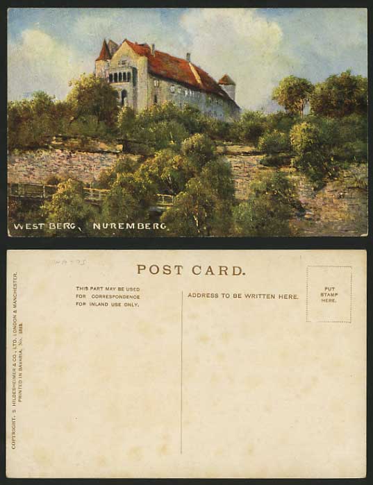 Germany Old Artist Drawn Postcard - NUREMBERG West Berg