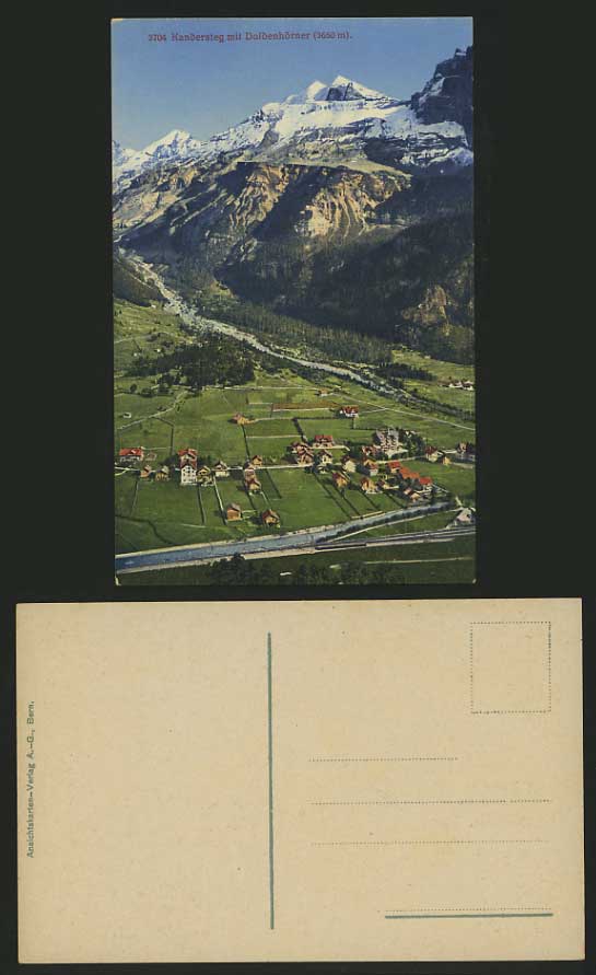 Switzerland Old Colour Postcard KANDERSTEG Doldenhorner