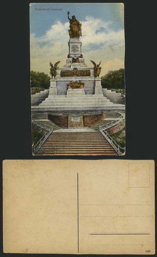 Germany Old Postcard - RUEDESHEIM - Niederwald Memorial