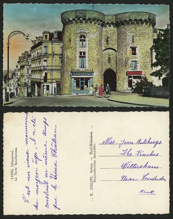 France Old Colour Postcard MAYENNE Porte Beucheresse