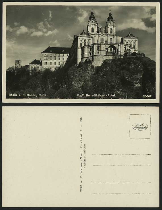 Austria Old Real Photo Postcard MELK Benediktiner-Abtei