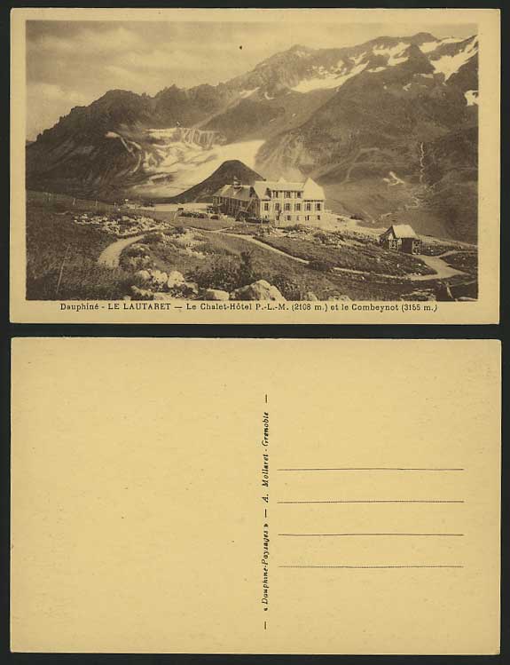 France Old Postcard DAUPHINE - Le Lautaret Chalet Hotel