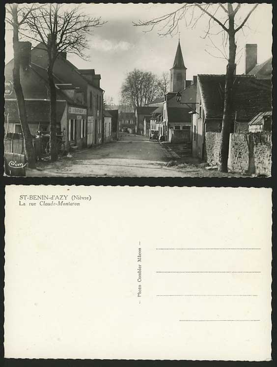 NIEVRE Old R.P. Postcard St-Benin-d'Azy Claude-Montaron