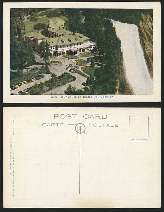 CANADA Old Colour Postcard HOTEL KENT HOUSE Montmorency