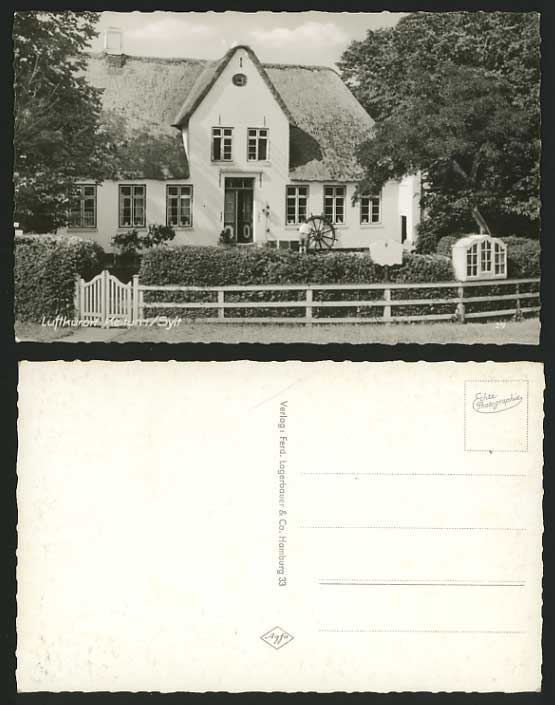 Germany Old R.P. Postcard Luftkurort Keitum SYLT Wheel