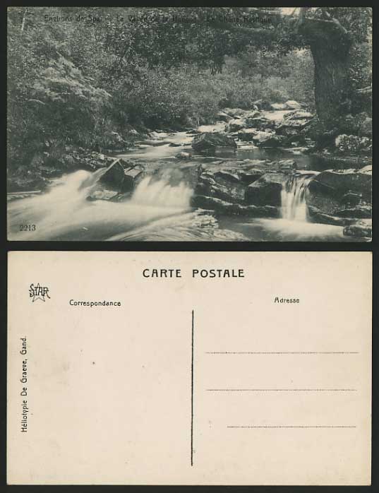 Belgium Old Postcard - SPA Valley Hoegne Chene Rustique