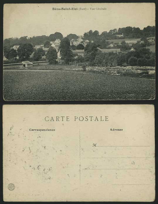 France Old Postcard BEZU-SAINT-ELOI Eure - General View