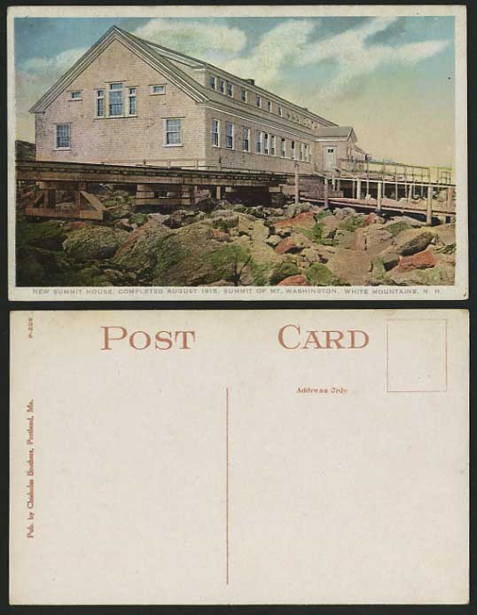 USA Old Postcard NEW HAMPSHIRE White Mountains - Summit