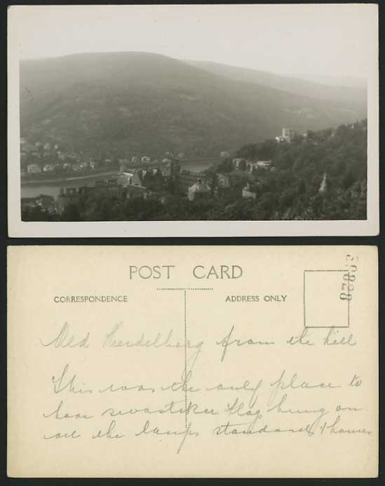 Germany Old Real Photo Postcard - HEIDELBERG Panorama