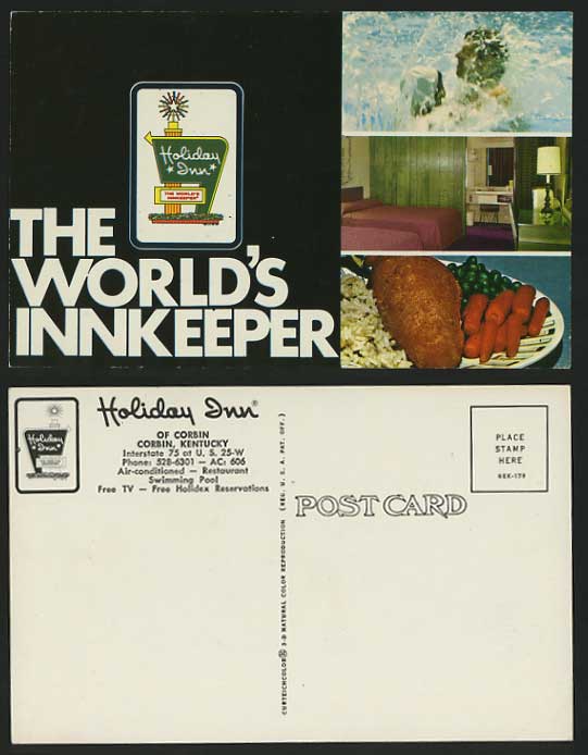 USA Old Postcard KENTUCKY Holiday Inn World's Innkeeper