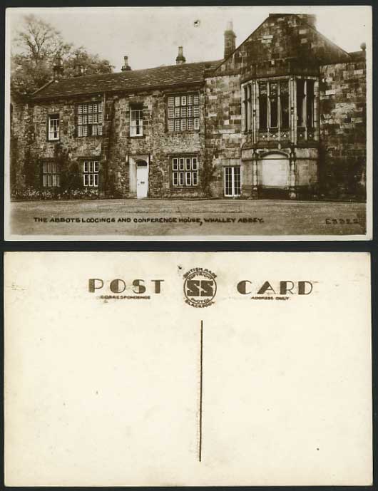 WHALLEY ABBEY Abbots Lodgings Conference House Postcard