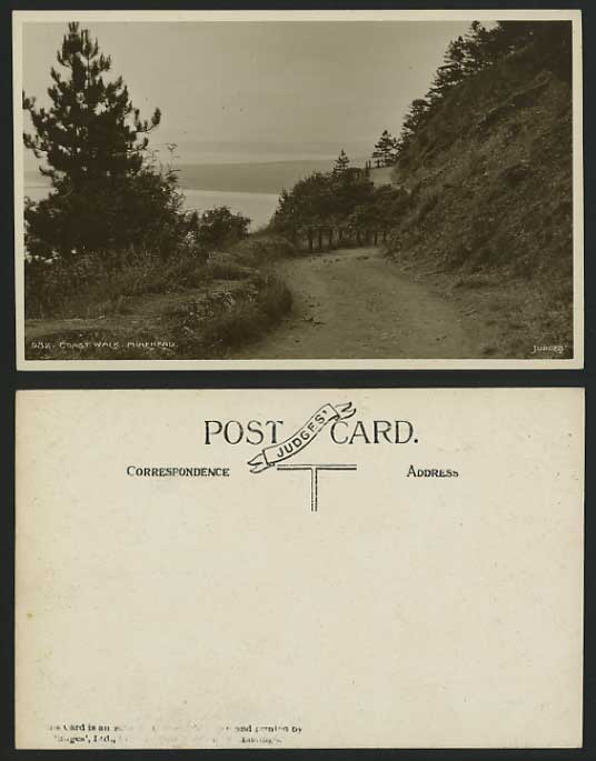 Somerset Old Judges' R.P. Postcard MINEHEAD Coast Walk