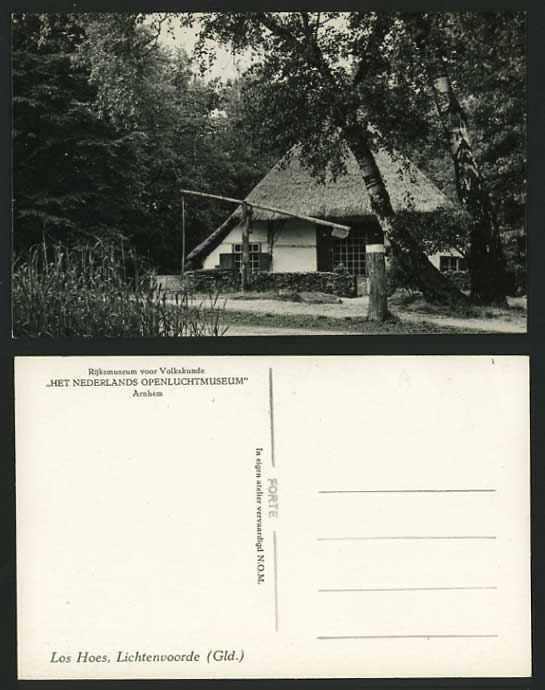 Netherlands Old RP Postcard ARNHEM Openluchtmuseum Well