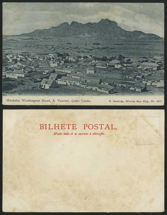 Cape S. Vincente Costa Vicentina Sagres Old Postcard Mindello Washington Head
