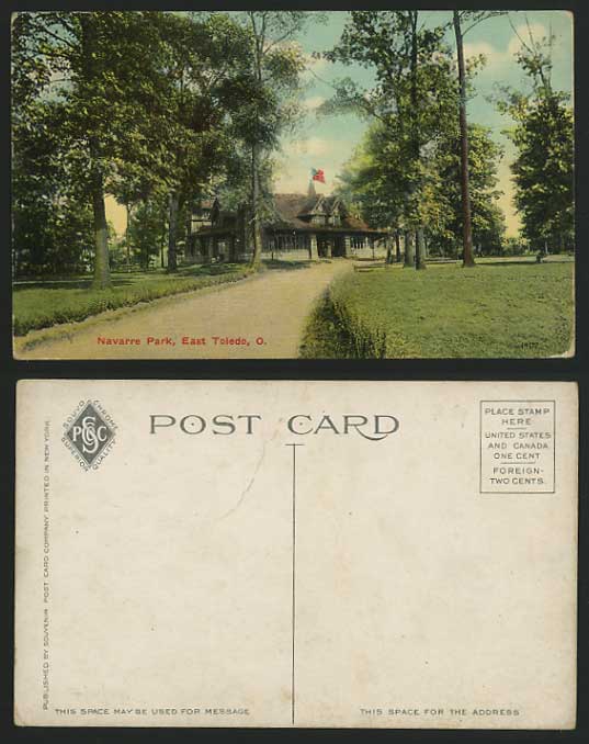 USA Ohio Old Colour Postcard NAVARRE PARK - East Toledo