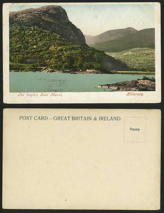 Ireland Old Postcard KILLARNEY Eagle's Nest Mount Kerry