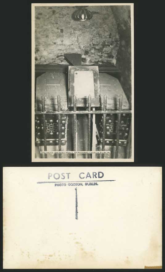 Brothers Sheares Vault St. Michan's Church Old Postcard
