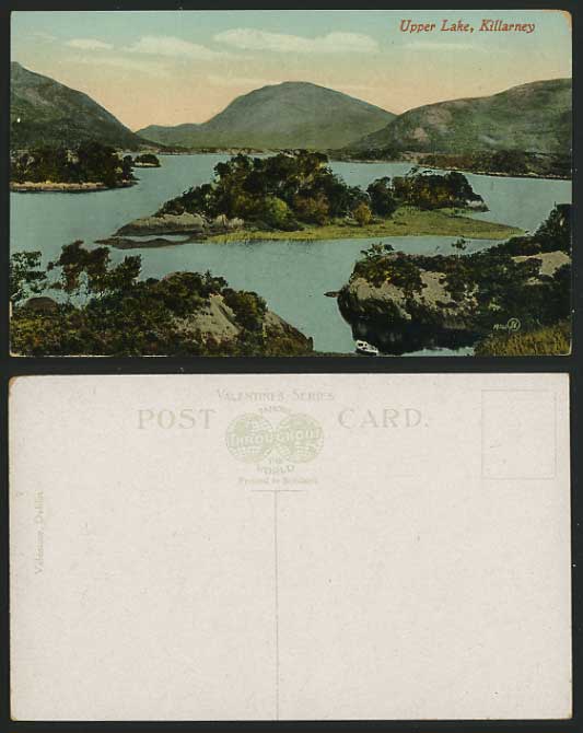 Ireland Old Colour Postcard KILLARNEY Upper Lake Kerry